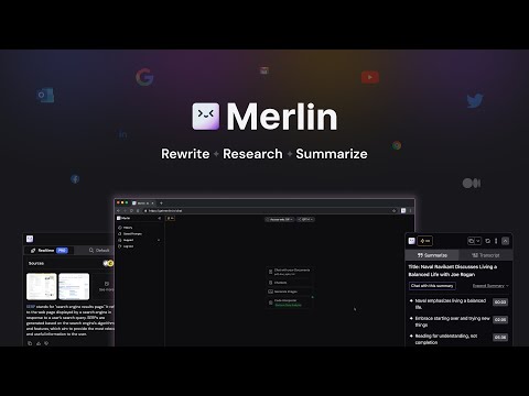 Screenshot of Merlin ChatGPT Chrome Extension