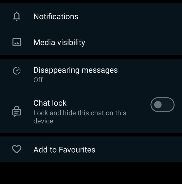 Screenshot of Chat Lock feature in WhatsApp 4 Upcoming New Features in WhatsApp.